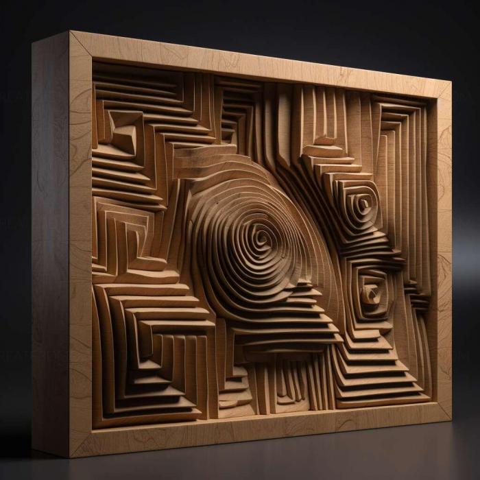 نموذج ثلاثي الأبعاد لآلة CNC 3D Art 